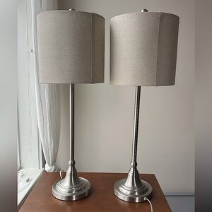 Two table lamps